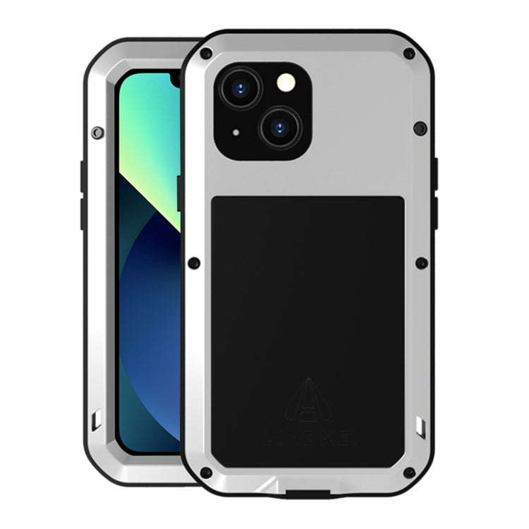 LOVE MEI Metal Shockproof Waterproof Dustproof Protective Phone Case, For iPhone 13 mini, For iPh...