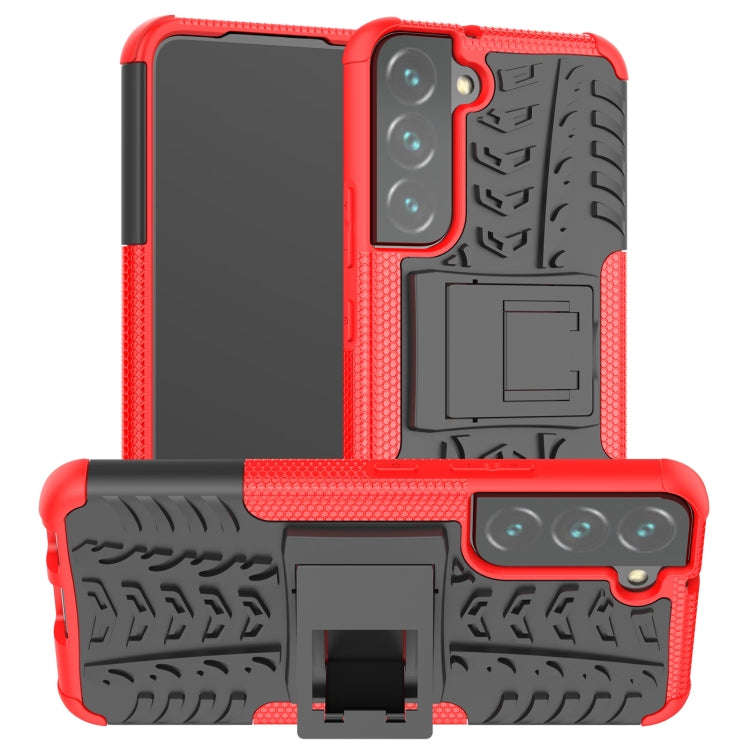 Tire Texture Shockproof TPU+PC Phone Case with Holder, For Samsung Galaxy A13 5G, For Samsung Gal...