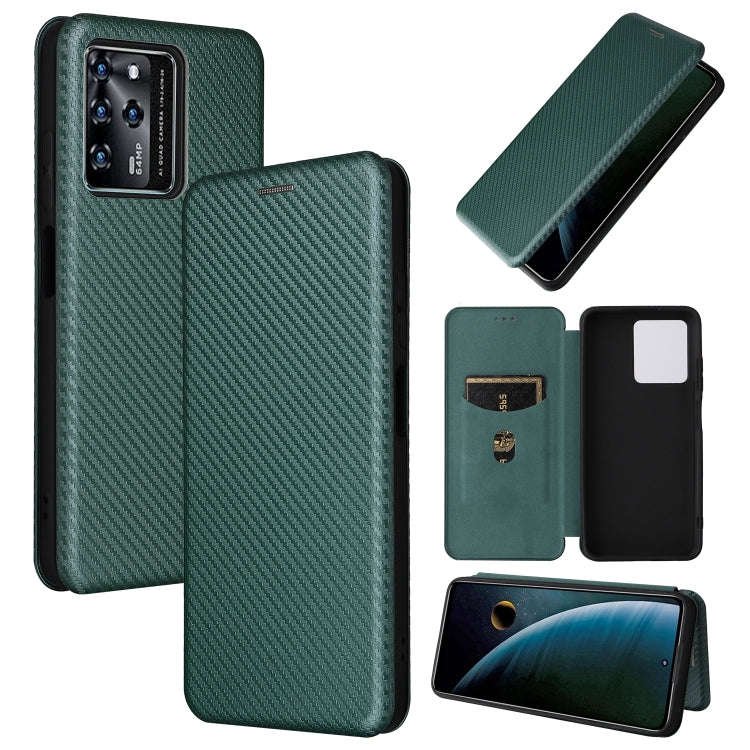 Carbon Fiber Texture Magnetic Horizontal Flip PU Phone Case, For Xiaomi Redmi Note 11 Pro / Note ...