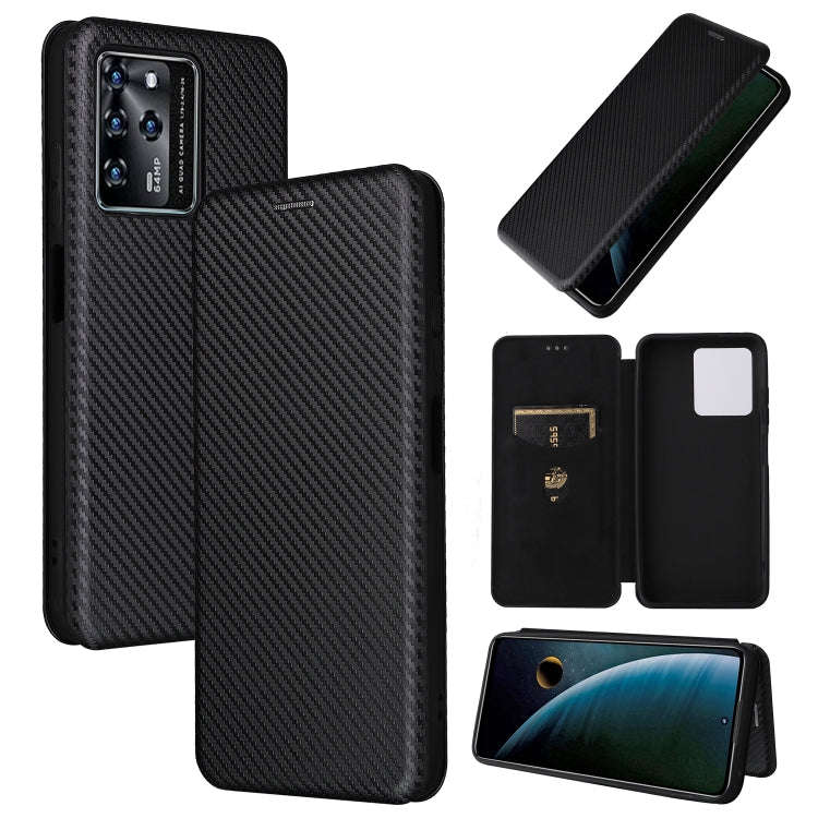 Carbon Fiber Texture Magnetic Horizontal Flip PU Phone Case, For Xiaomi Redmi Note 11 Pro / Note ...