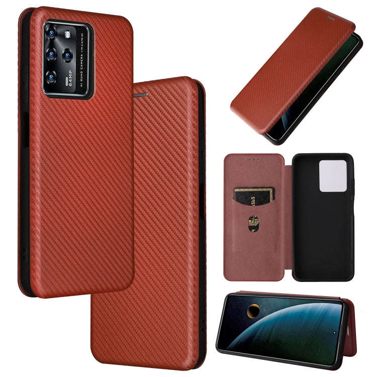 Carbon Fiber Texture Magnetic Horizontal Flip PU Phone Case, For Xiaomi Redmi Note 11 Pro / Note ...