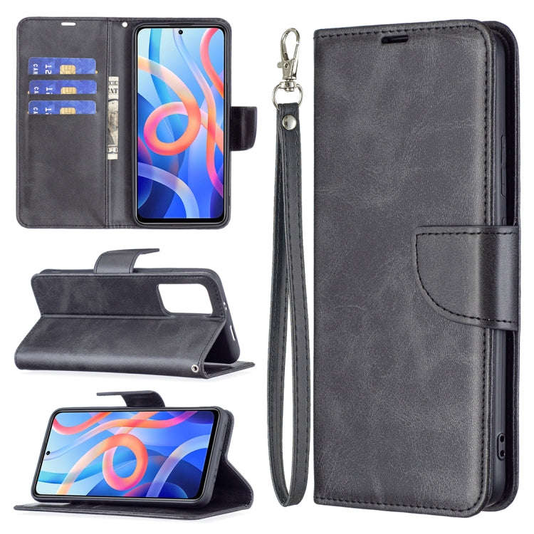 Retro Lambskin Texture Pure Color Horizontal Flip Leather Phone Case with Holder & Card Slots & W...