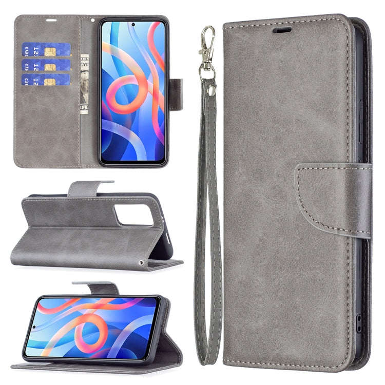 Retro Lambskin Texture Pure Color Horizontal Flip Leather Phone Case with Holder & Card Slots & W...