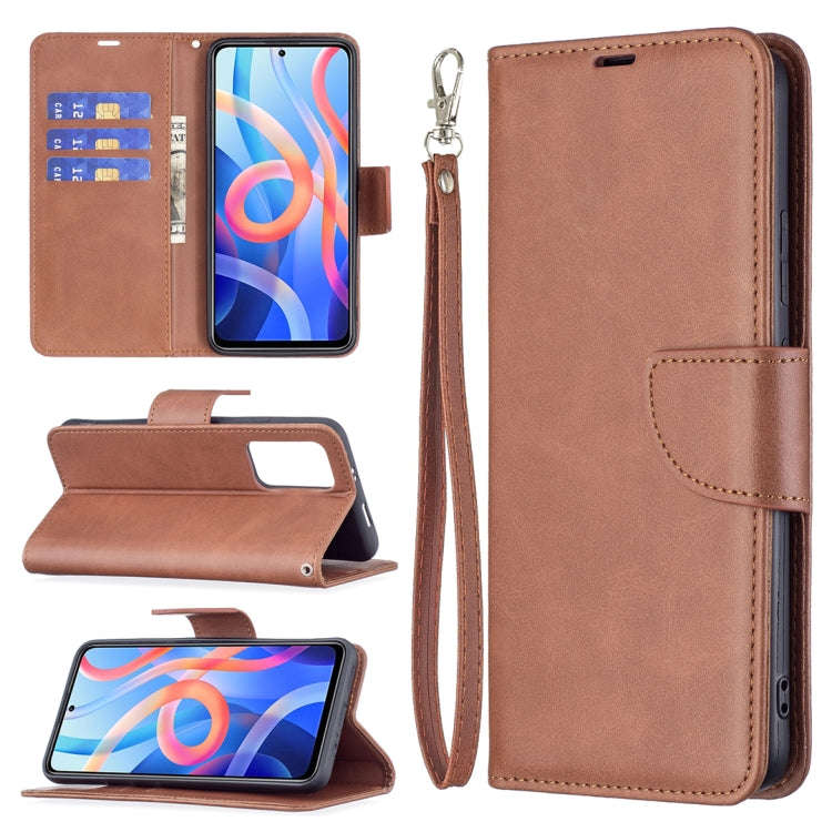 Retro Lambskin Texture Pure Color Horizontal Flip Leather Phone Case with Holder & Card Slots & W...