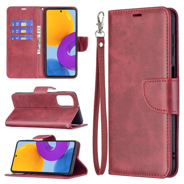 Retro Lambskin Texture Pure Color Horizontal Flip Leather Phone Case with Holder & Card Slots & W...