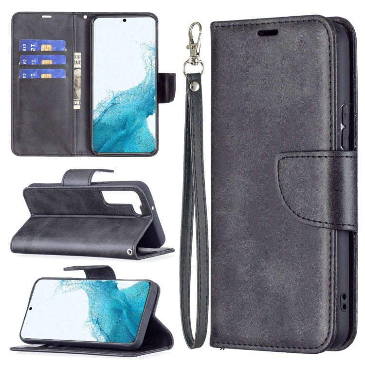 Retro Lambskin Texture Pure Color Horizontal Flip Leather Phone Case with Holder & Card Slots & W...