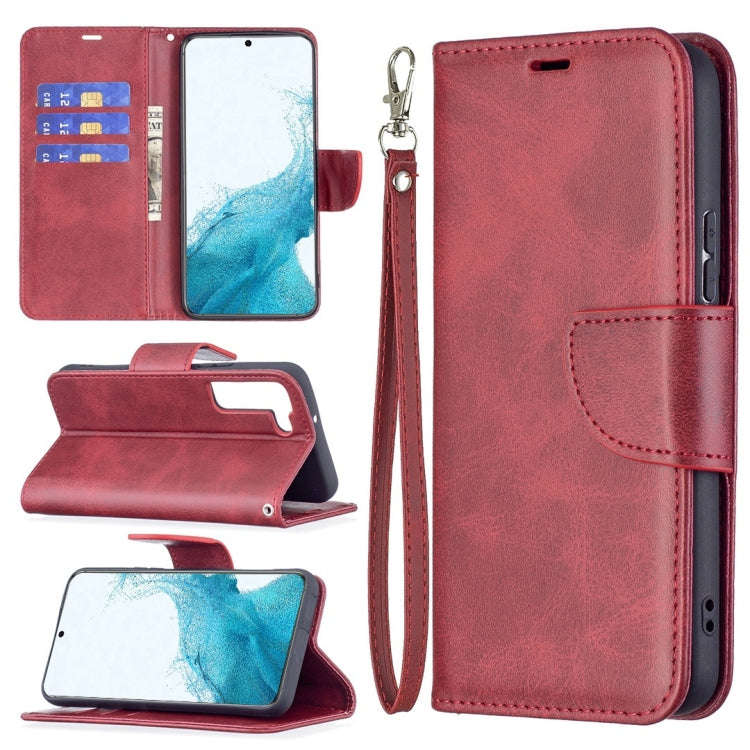 Retro Lambskin Texture Pure Color Horizontal Flip Leather Phone Case with Holder & Card Slots & W...