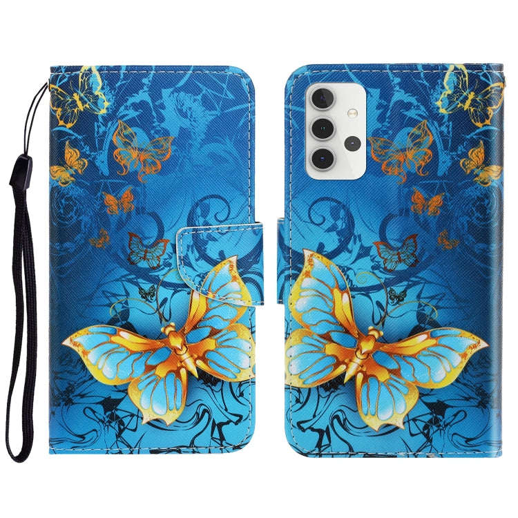 3D Colored Drawing Horizontal Flip Leather Phone Case with Holder & Card Slots & Wallet, For Sams...