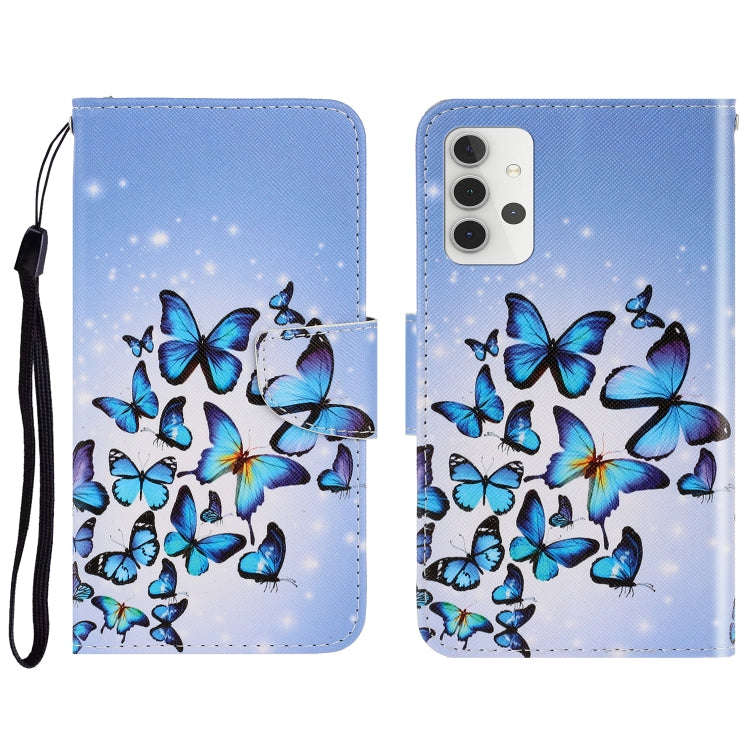3D Colored Drawing Horizontal Flip Leather Phone Case with Holder & Card Slots & Wallet, For Sams...