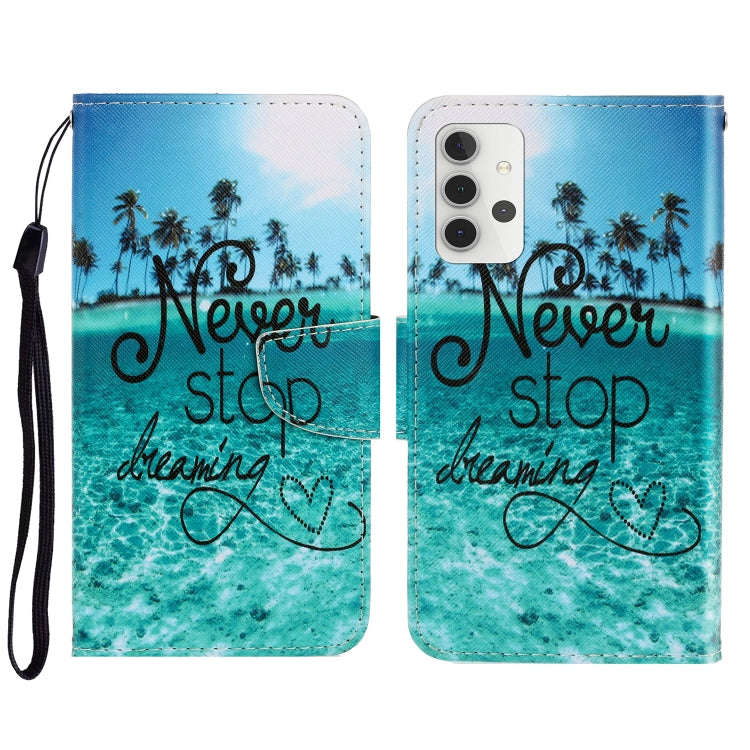 3D Colored Drawing Horizontal Flip Leather Phone Case with Holder & Card Slots & Wallet, For Sams...