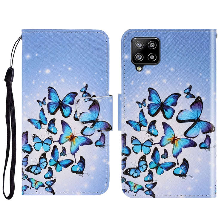 3D Colored Drawing Horizontal Flip Leather Phone Case with Holder & Card Slots & Wallet, For Sams...