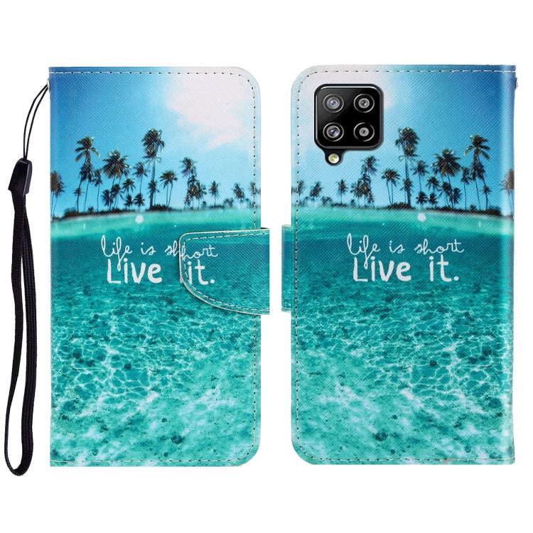 3D Colored Drawing Horizontal Flip Leather Phone Case with Holder & Card Slots & Wallet, For Sams...