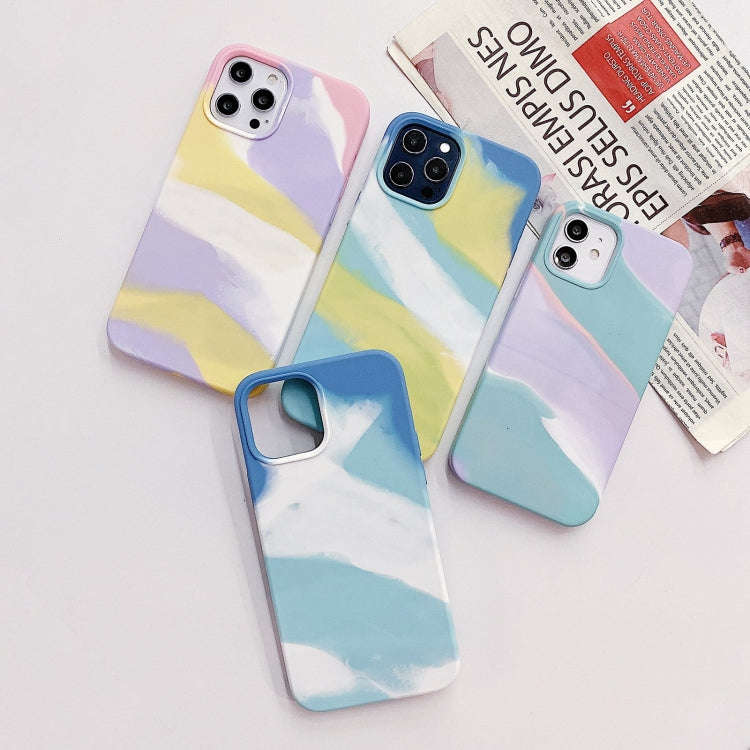 Colorful Liquid Silicone Phone Case, For iPhone 13 Pro Max