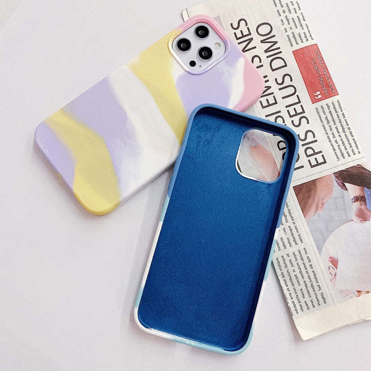 Colorful Liquid Silicone Phone Case, For iPhone 13 Pro Max