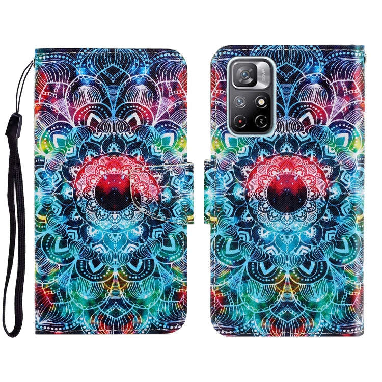 3D Colored Drawing Horizontal Flip Leather Phone Case, For Xiaomi Redmi Note 11 Global, For Xiaom...