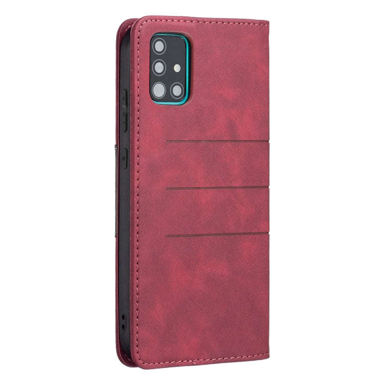 Magnetic Splicing Leather Phone Case, For Samsung Galaxy A51, For Samsung Galaxy A52, For Samsung...