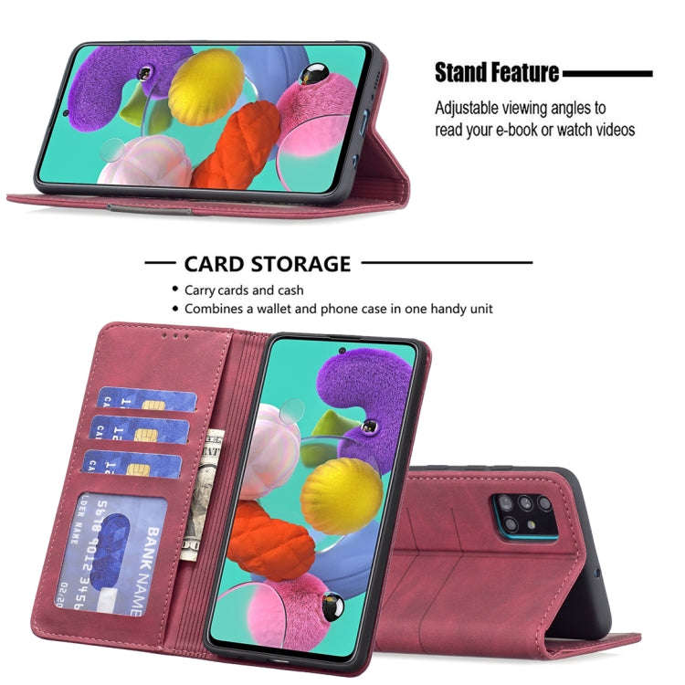 Magnetic Splicing Leather Phone Case, For Samsung Galaxy A51, For Samsung Galaxy A52, For Samsung...