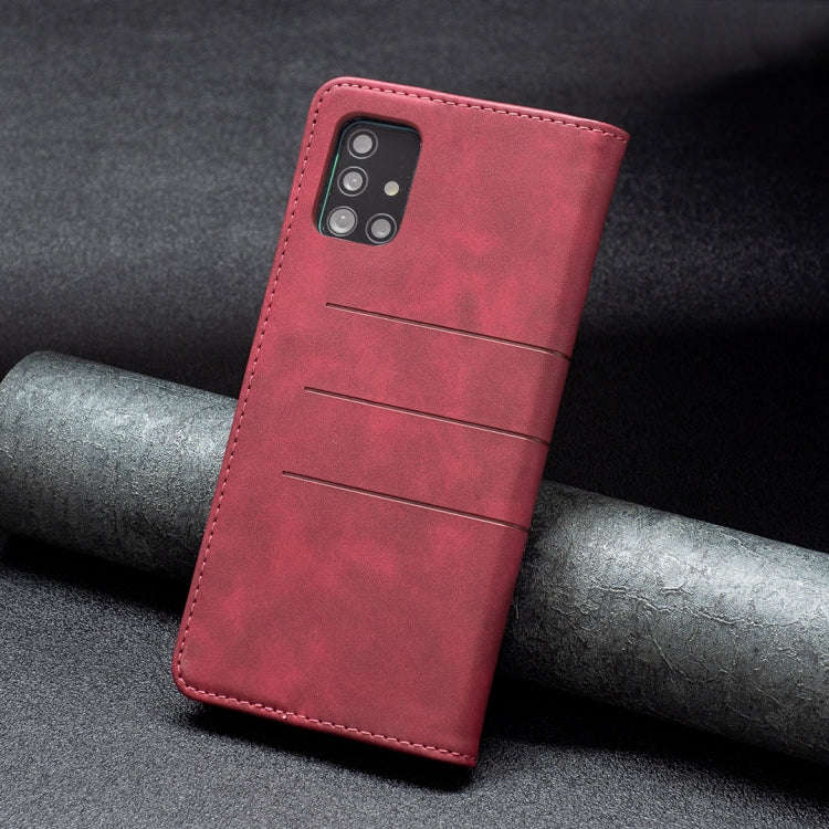 Magnetic Splicing Leather Phone Case, For Samsung Galaxy A51, For Samsung Galaxy A52, For Samsung...