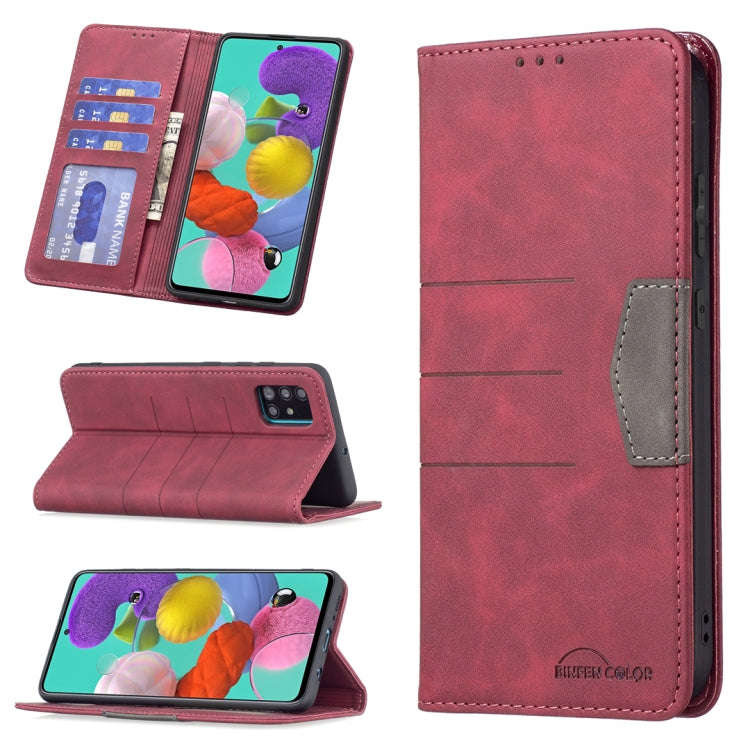 Magnetic Splicing Leather Phone Case, For Samsung Galaxy A51, For Samsung Galaxy A52, For Samsung...