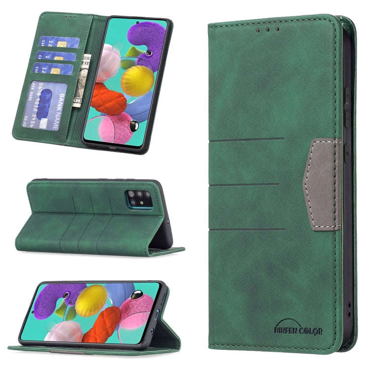Magnetic Splicing Leather Phone Case, For Samsung Galaxy A51, For Samsung Galaxy A52, For Samsung...