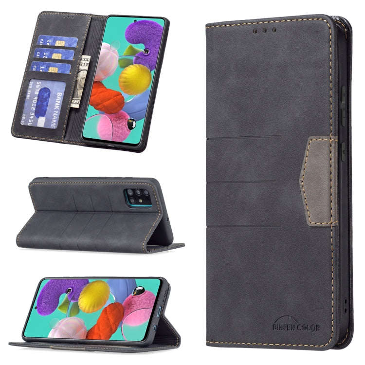 Magnetic Splicing Leather Phone Case, For Samsung Galaxy A51, For Samsung Galaxy A52, For Samsung...