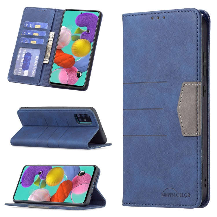 Magnetic Splicing Leather Phone Case, For Samsung Galaxy A51, For Samsung Galaxy A52, For Samsung...