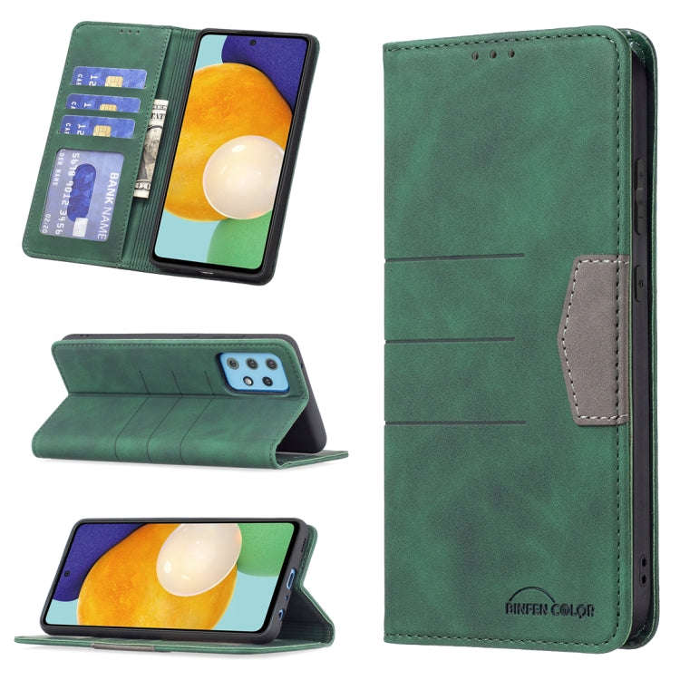 Magnetic Splicing Leather Phone Case, For Samsung Galaxy A51, For Samsung Galaxy A52, For Samsung...