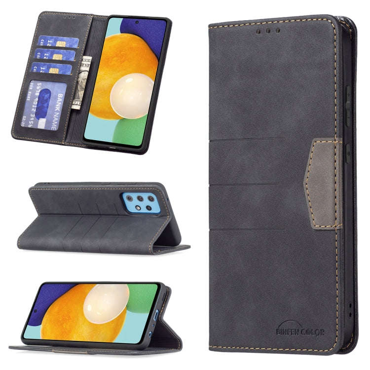 Magnetic Splicing Leather Phone Case, For Samsung Galaxy A51, For Samsung Galaxy A52, For Samsung...
