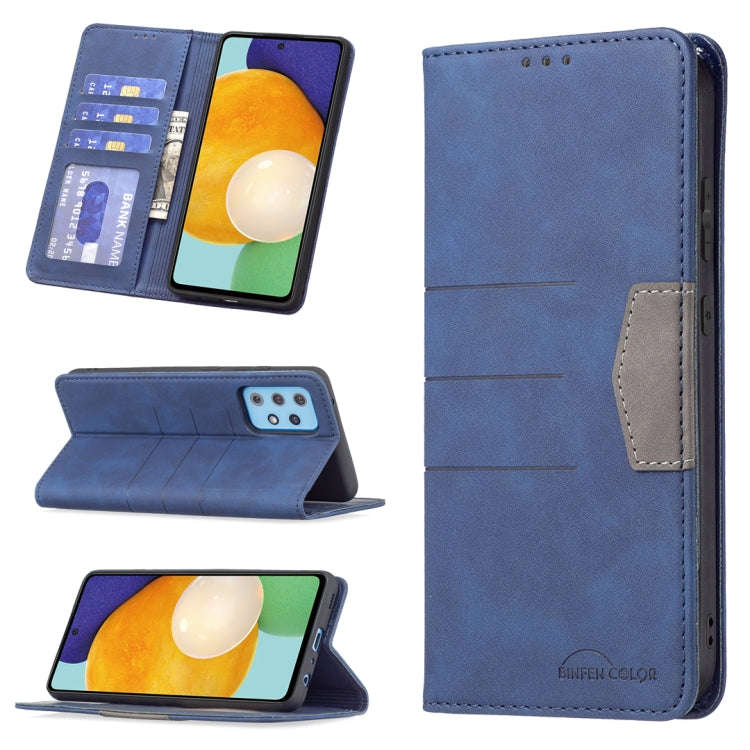 Magnetic Splicing Leather Phone Case, For Samsung Galaxy A51, For Samsung Galaxy A52, For Samsung...