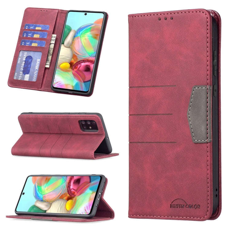 Magnetic Splicing Leather Phone Case, For Samsung Galaxy A51, For Samsung Galaxy A52, For Samsung...