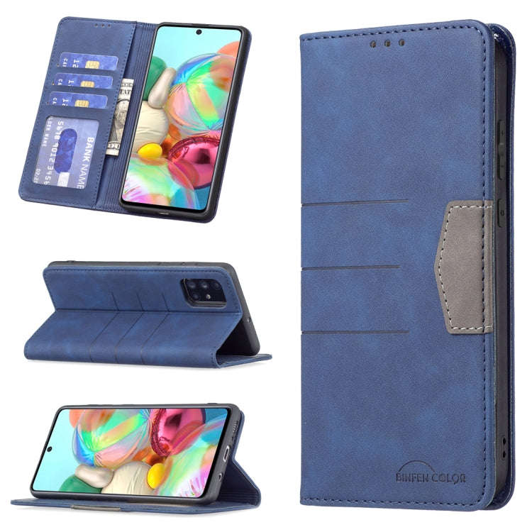 Magnetic Splicing Leather Phone Case, For Samsung Galaxy A51, For Samsung Galaxy A52, For Samsung...