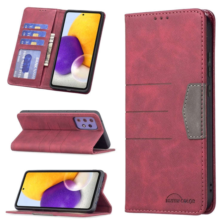 Magnetic Splicing Leather Phone Case, For Samsung Galaxy A51, For Samsung Galaxy A52, For Samsung...