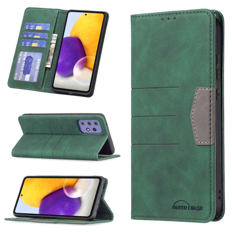Magnetic Splicing Leather Phone Case, For Samsung Galaxy A51, For Samsung Galaxy A52, For Samsung...