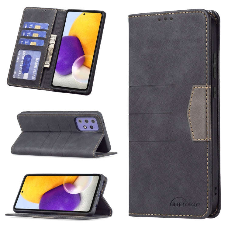 Magnetic Splicing Leather Phone Case, For Samsung Galaxy A51, For Samsung Galaxy A52, For Samsung...