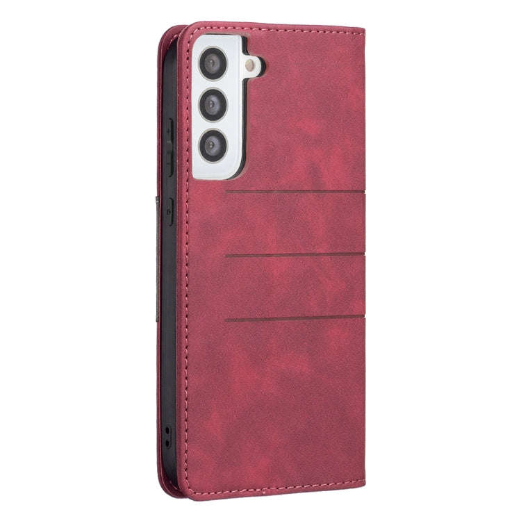 Magnetic Splicing Leather Phone Case, For Samsung Galaxy S21 5G, For Samsung Galaxy S21+ 5G, For ...
