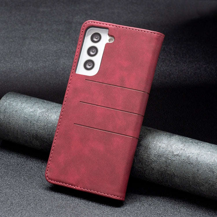 Magnetic Splicing Leather Phone Case, For Samsung Galaxy S21 5G, For Samsung Galaxy S21+ 5G, For ...