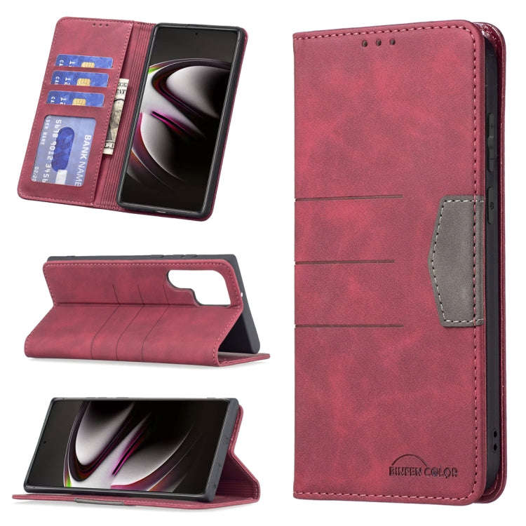 Magnetic Splicing Leather Phone Case, For Samsung Galaxy S21 5G, For Samsung Galaxy S21+ 5G, For ...