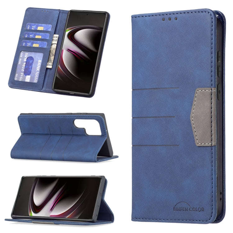 Magnetic Splicing Leather Phone Case, For Samsung Galaxy S21 5G, For Samsung Galaxy S21+ 5G, For ...