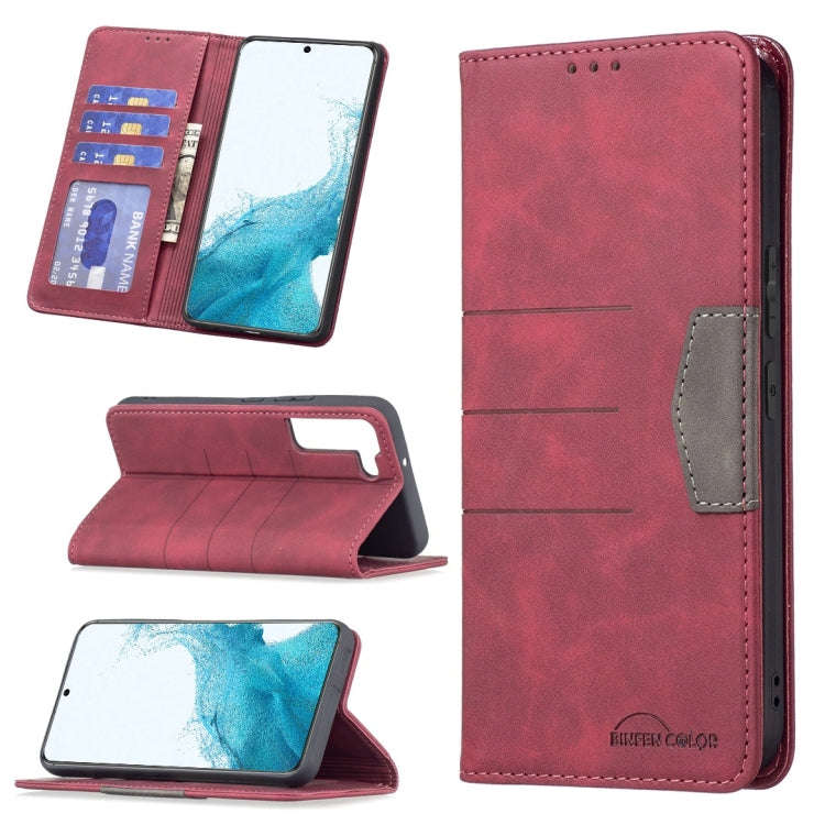 Magnetic Splicing Leather Phone Case, For Samsung Galaxy S21 5G, For Samsung Galaxy S21+ 5G, For ...