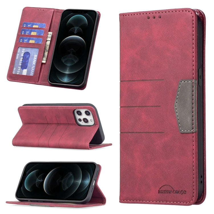 Magnetic Splicing Leather Phone Case, For iPhone 8 Plus / 7 Plus, For iPhone SE 2022 / SE 2020 / ...