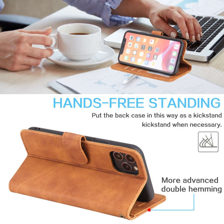 Skin Feel Anti-theft Brush Horizontal Flip Leather Phone Case, For iPhone 11, For iPhone XS Max, ...