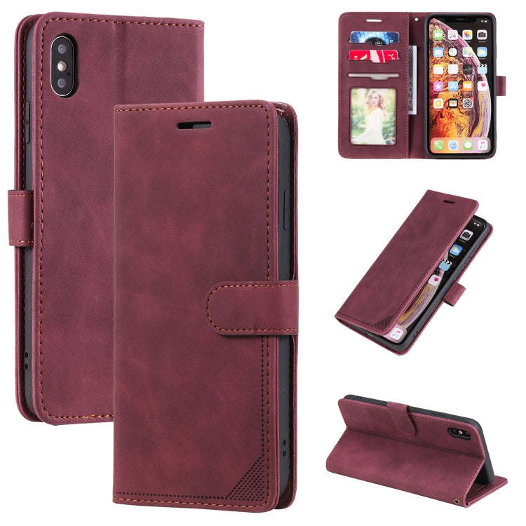Skin Feel Anti-theft Brush Horizontal Flip Leather Phone Case, For iPhone 11, For iPhone XS Max, ...