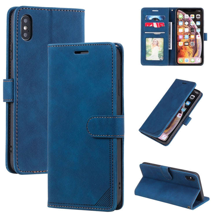 Skin Feel Anti-theft Brush Horizontal Flip Leather Phone Case, For iPhone 11, For iPhone XS Max, ...