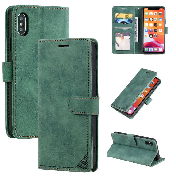 Skin Feel Anti-theft Brush Horizontal Flip Leather Phone Case, For iPhone 11, For iPhone XS Max, ...
