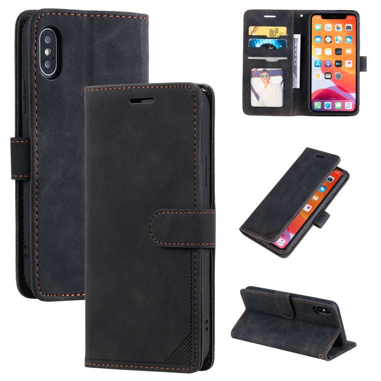 Skin Feel Anti-theft Brush Horizontal Flip Leather Phone Case, For iPhone 11, For iPhone XS Max, ...