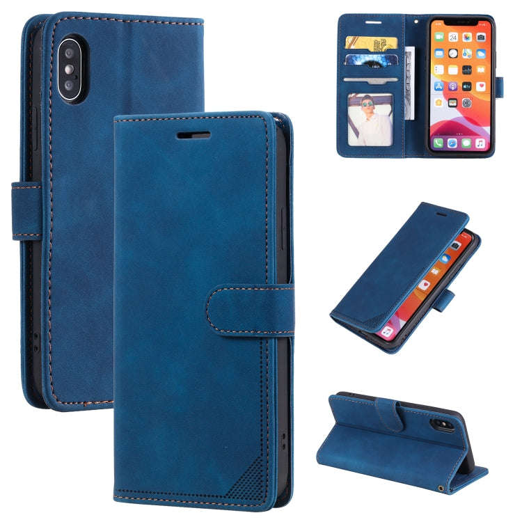 Skin Feel Anti-theft Brush Horizontal Flip Leather Phone Case, For iPhone 11, For iPhone XS Max, ...