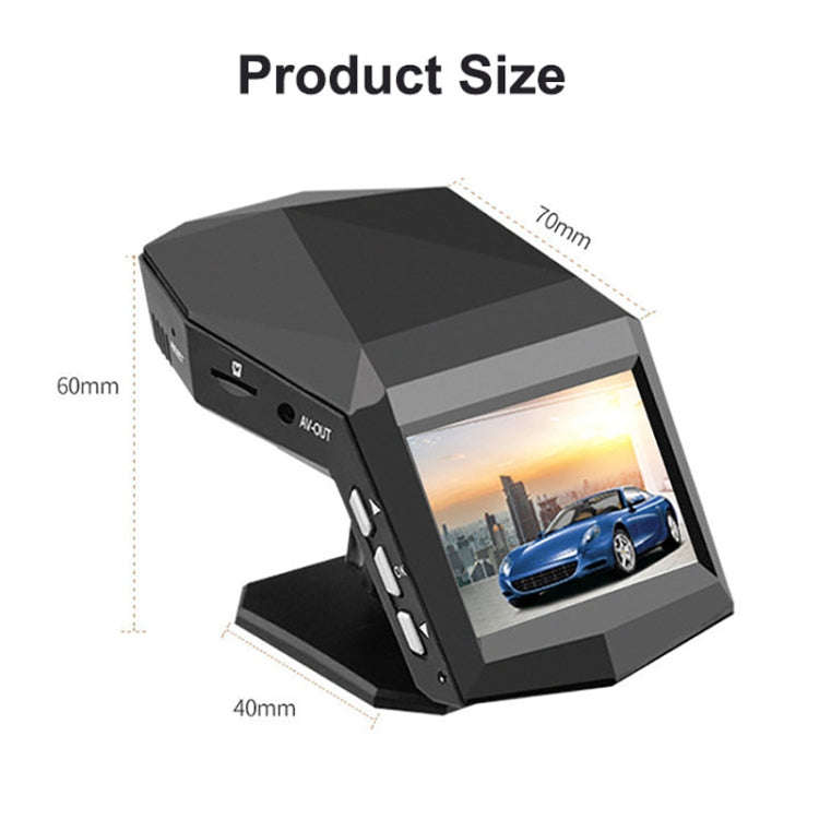 2 inch HD Single Lens 1080P No Light Night Vision Hidden Driving Recorder with Aromatherapy, With...