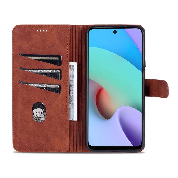 AZNS Skin Feel Calf Texture Horizontal Flip Leather Phone Case with Card Slots & Holder & Wallet,...