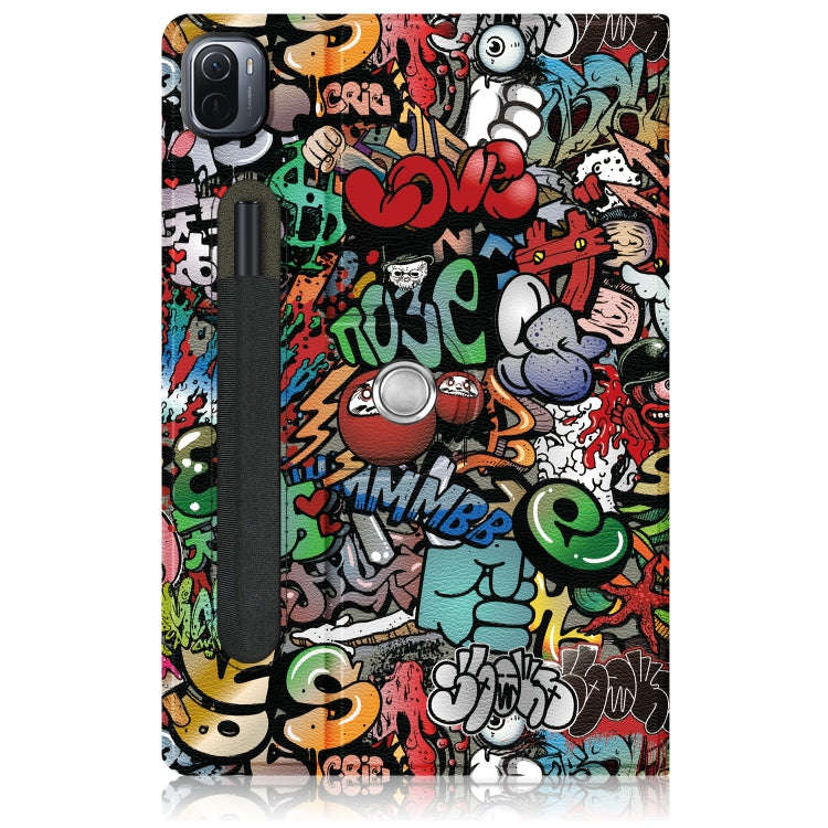 Painted 360 Degrees Rotation Tablet Leather Case with Holder, For Xiaomi Mi Pad 5 Pro 11 inch