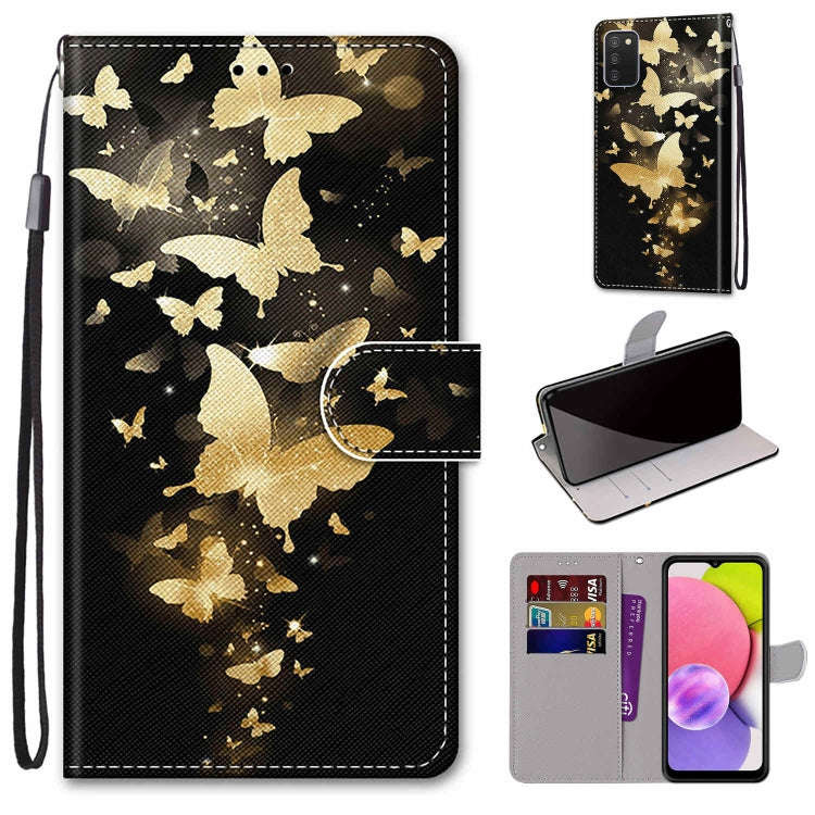 Coloured Drawing Cross Texture Horizontal Flip Leather Phone Case with Holder & Card Slots & Wall...